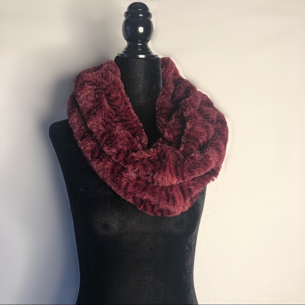 2/$10 red circle scarf